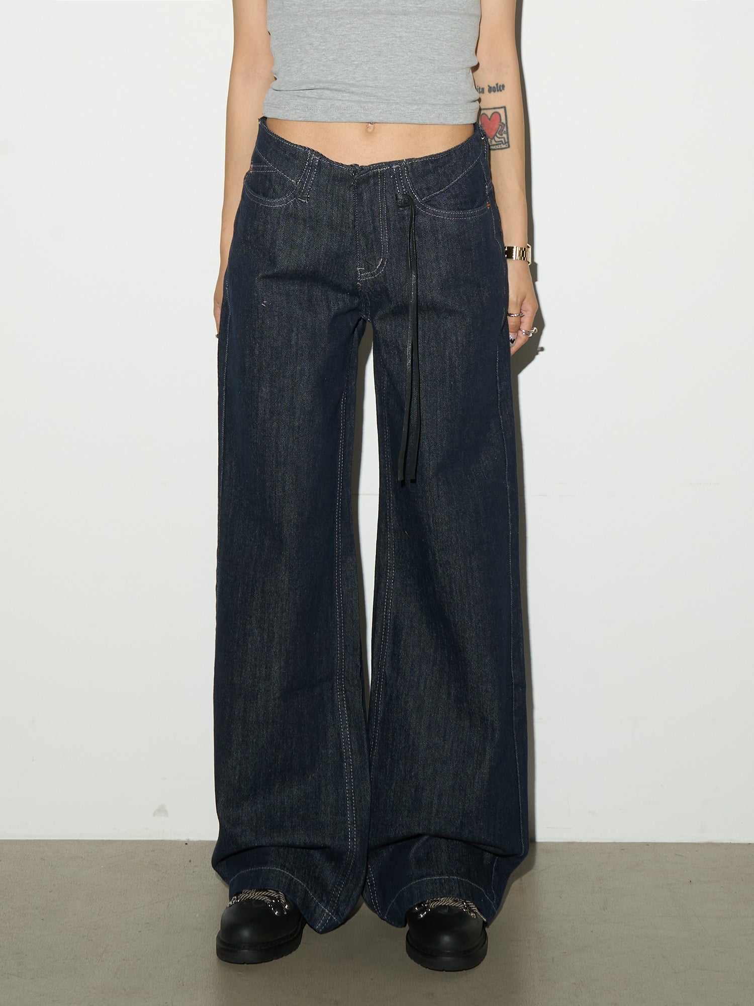 QS489B retro denim
