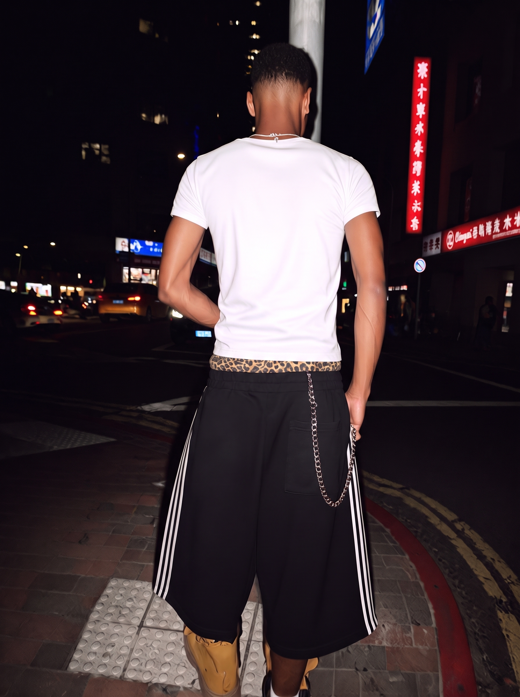 QS870B double waist shorts