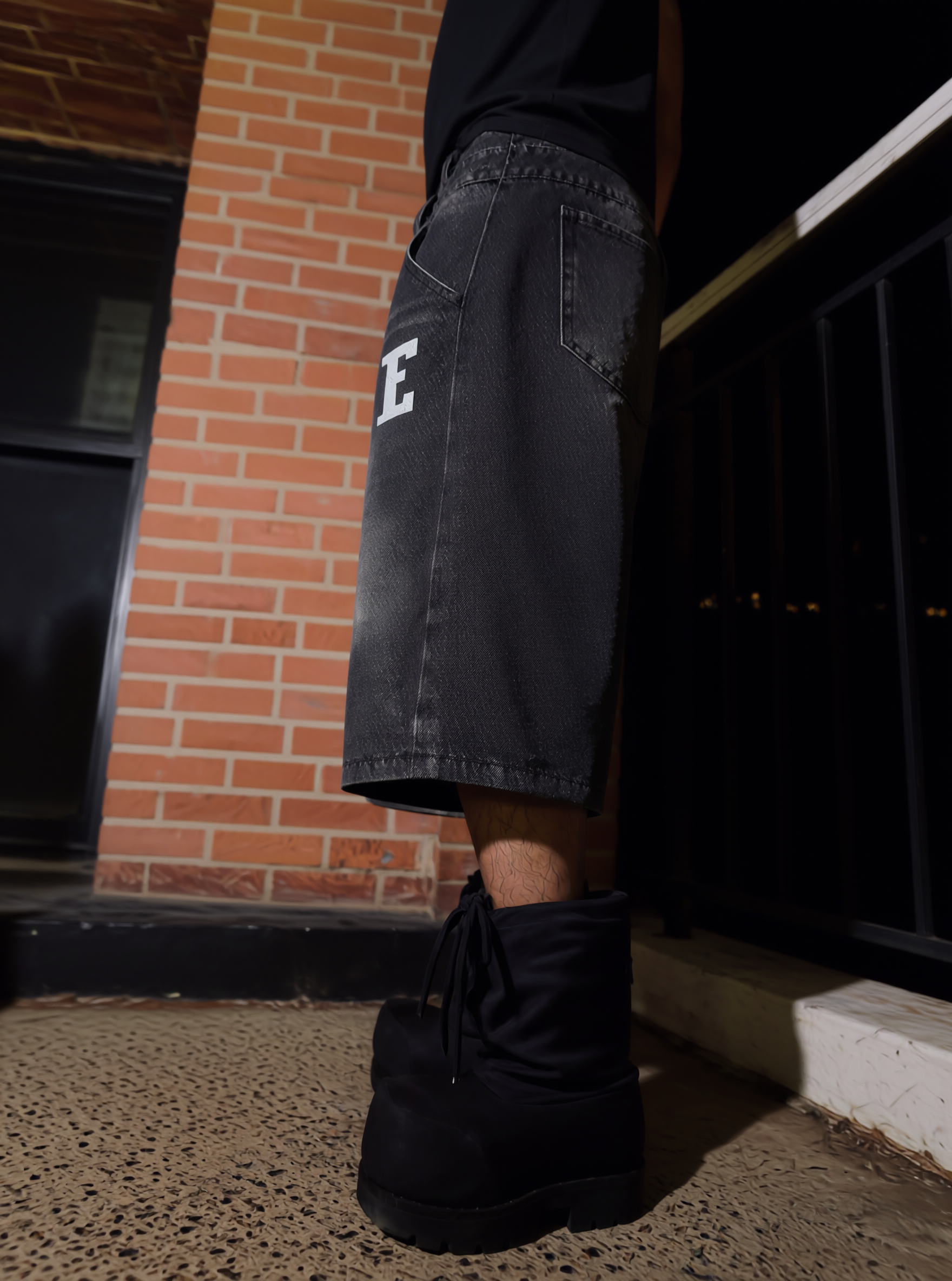 QS879B denim shorts