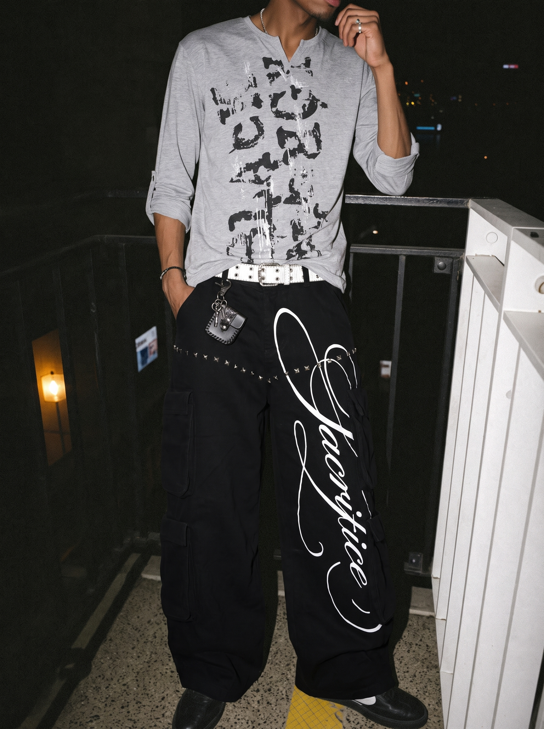 QS892B multi pocket pants