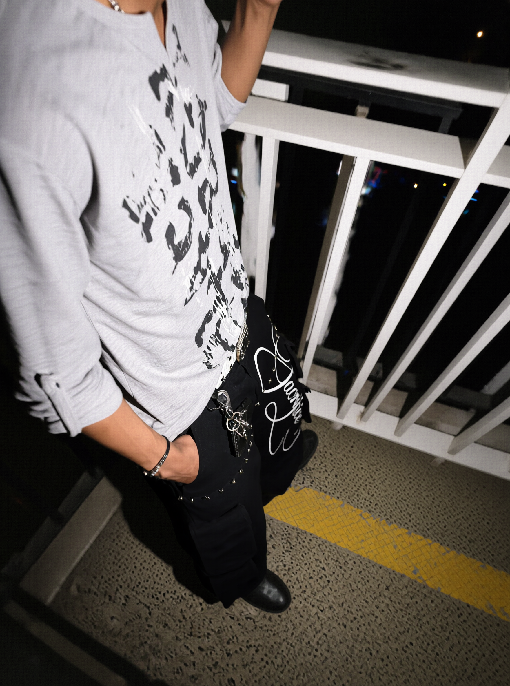QS892B multi pocket pants