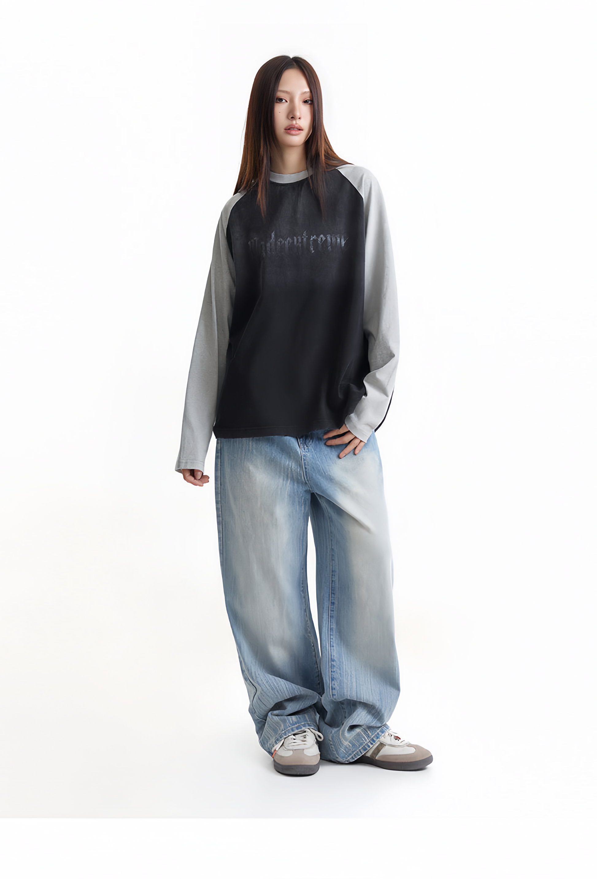 QS797A raglan L/S tee