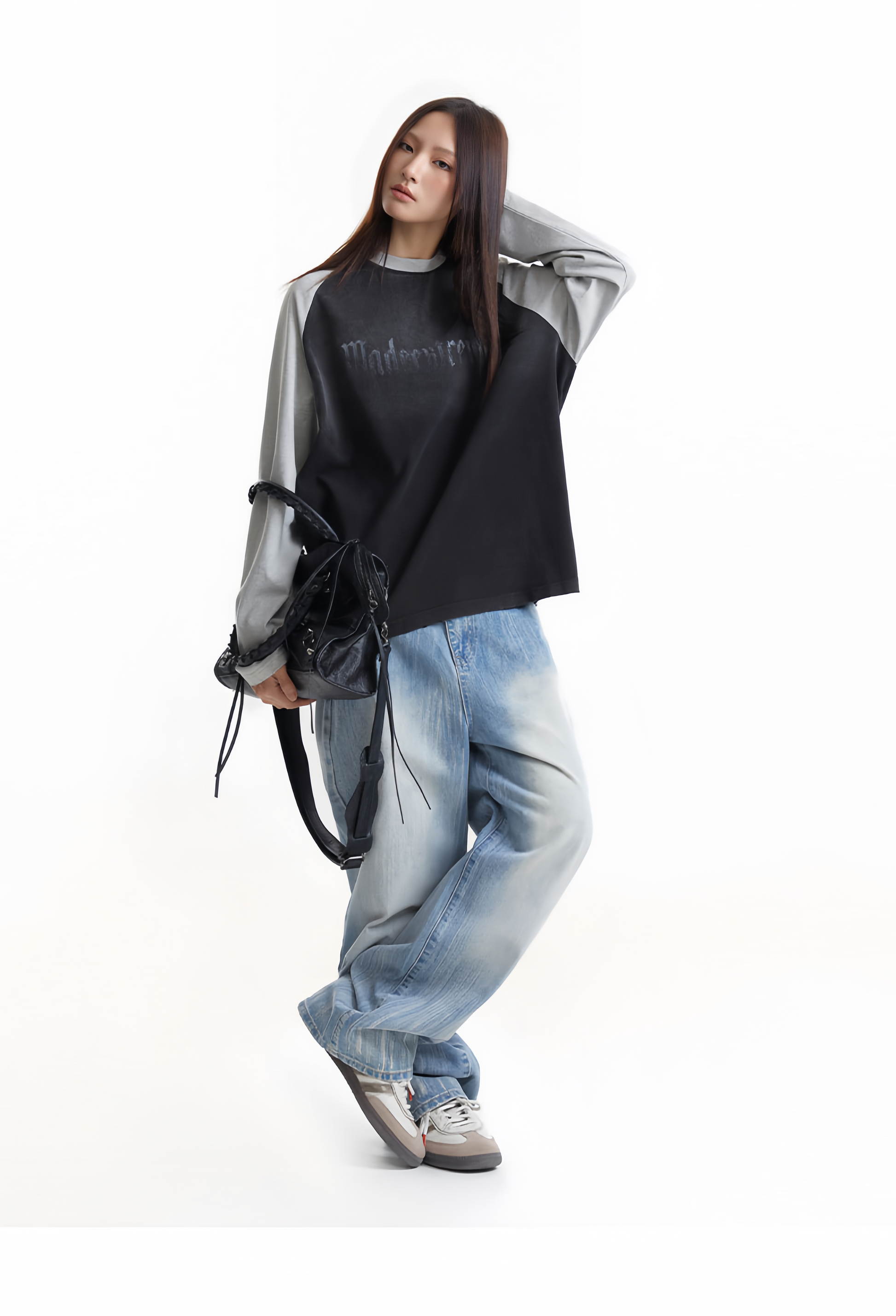 QS797A raglan L/S tee