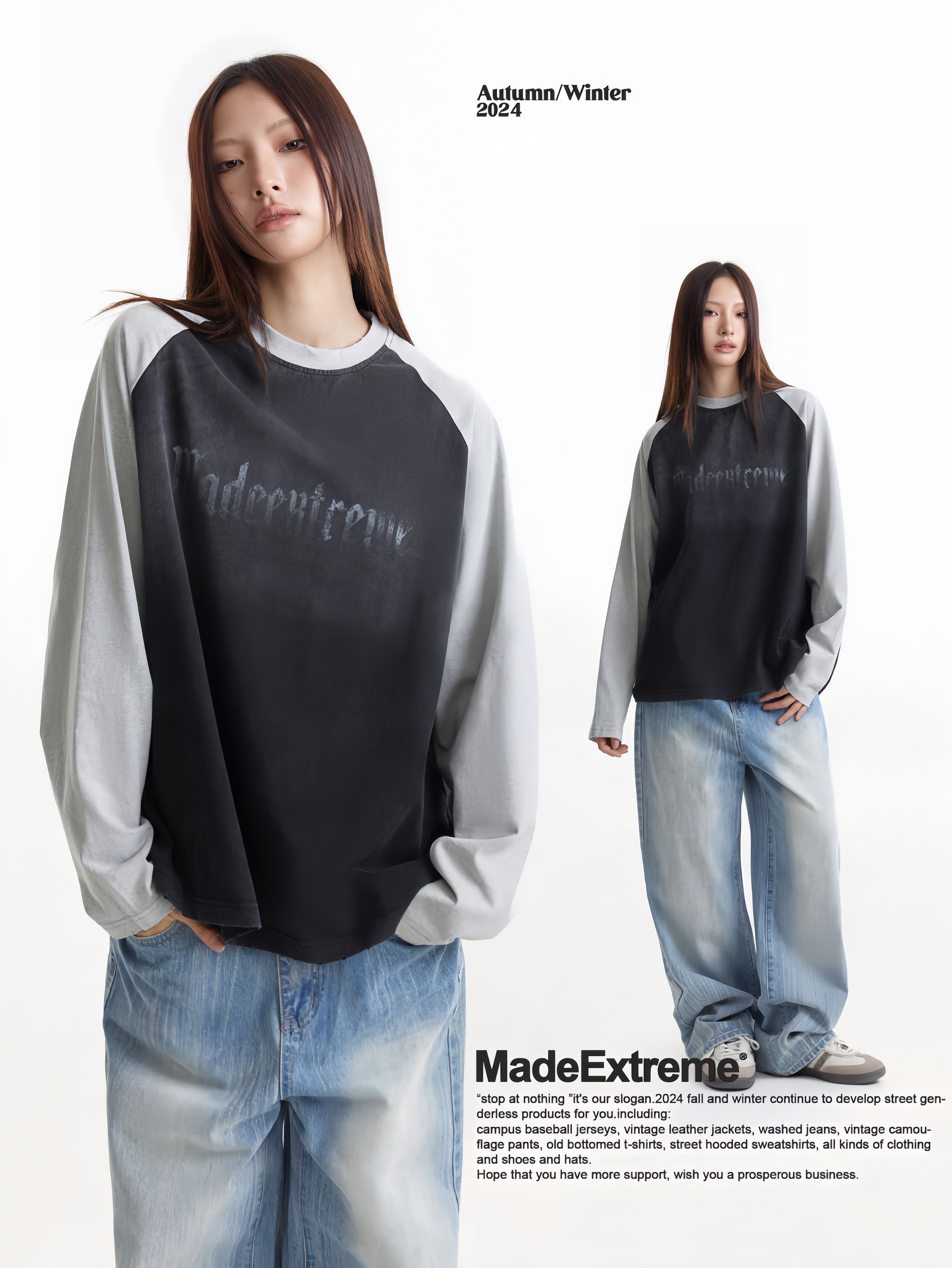 QS797A raglan L/S tee
