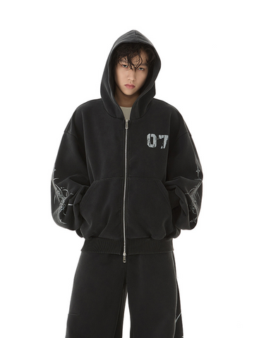 QS331B zip hoodie QS331B zip hoodie