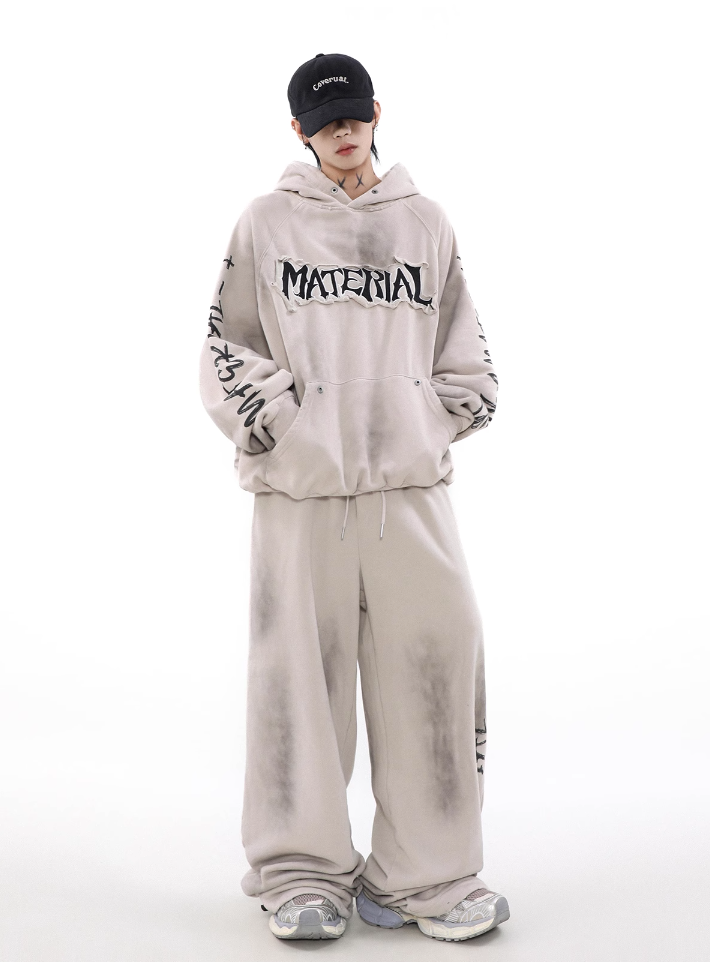 QS154A "MATERIAL" hoodie