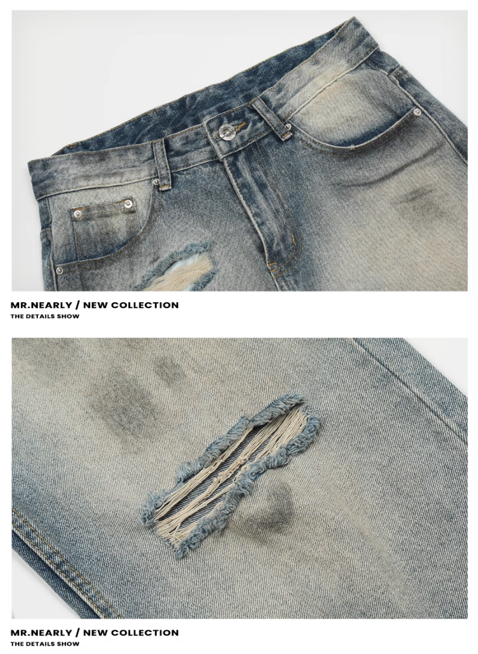 QS703A wash denim