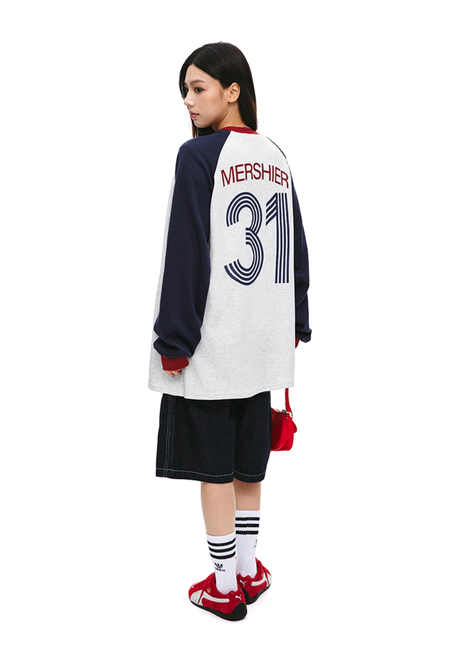 QS824A raglan L/S tee