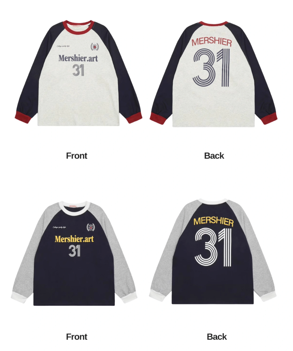 QS824A raglan L/S tee