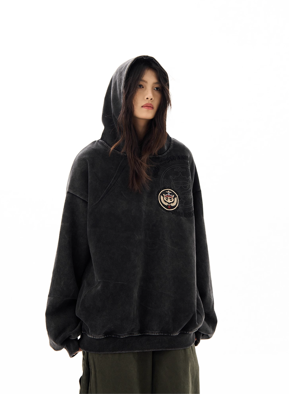 QS853A wash hoodie