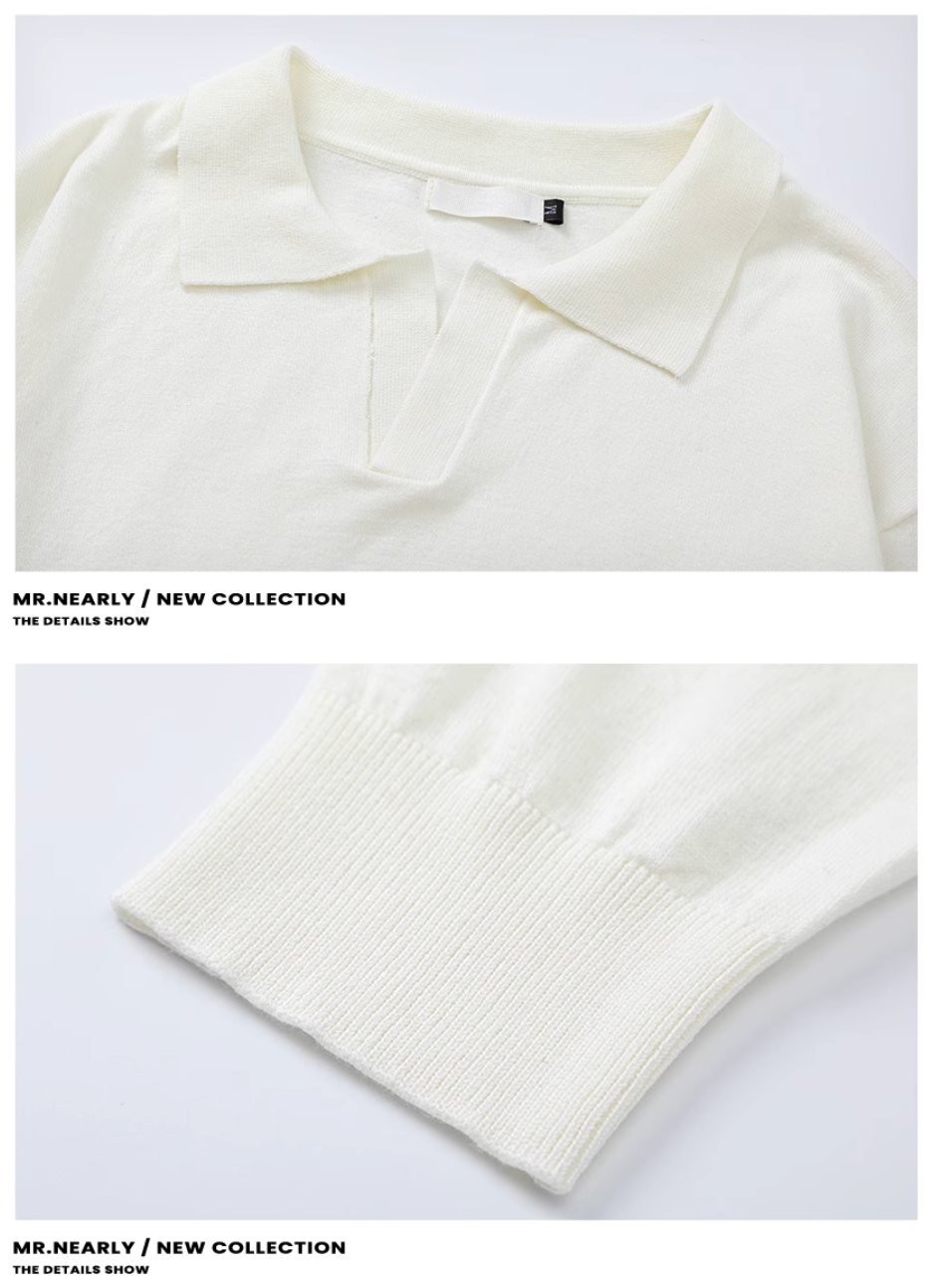 QS861A knit polo tops