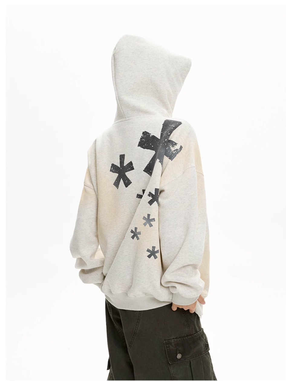 QS969A print hoodie