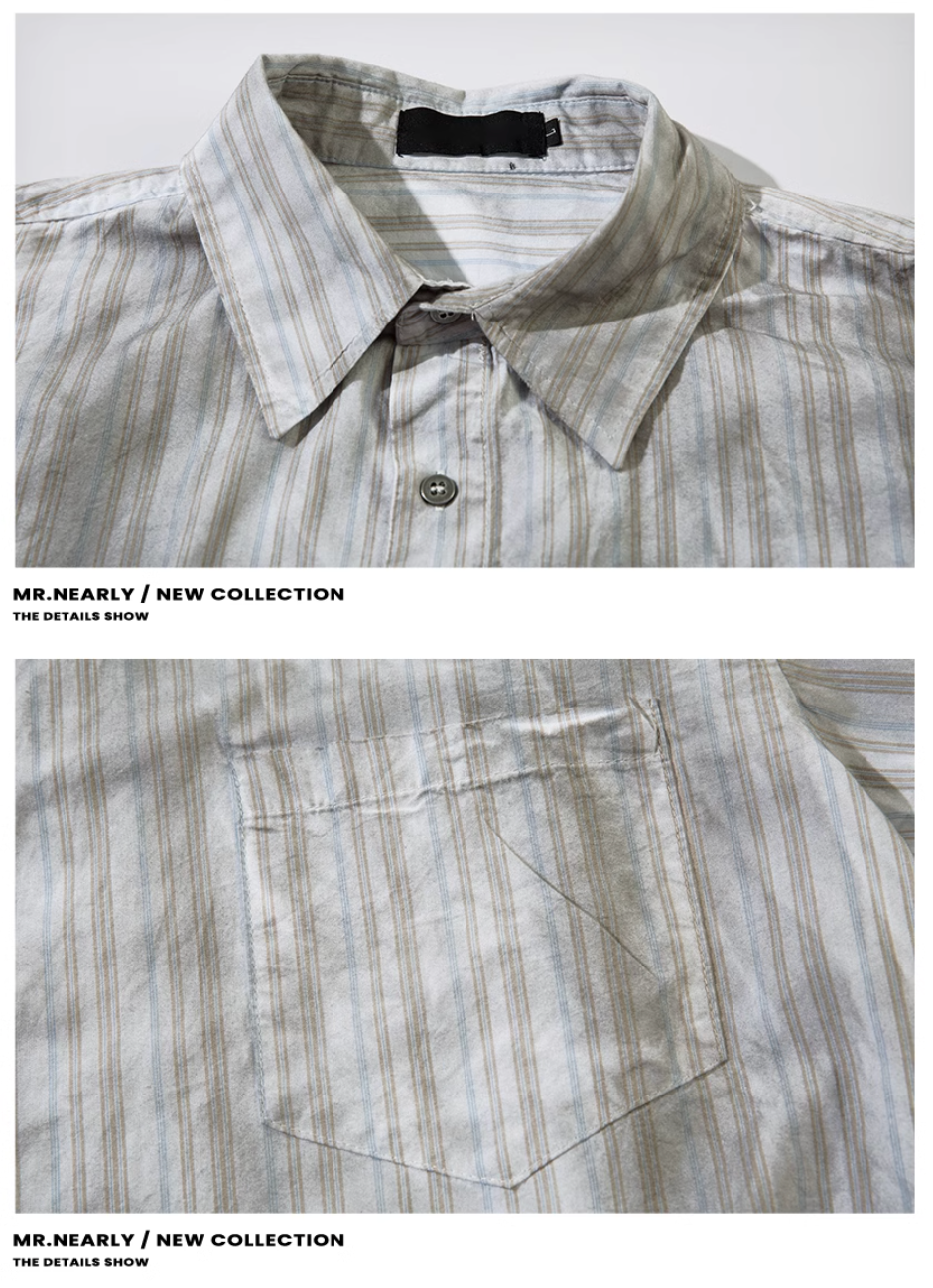 QS997A stripe shirts