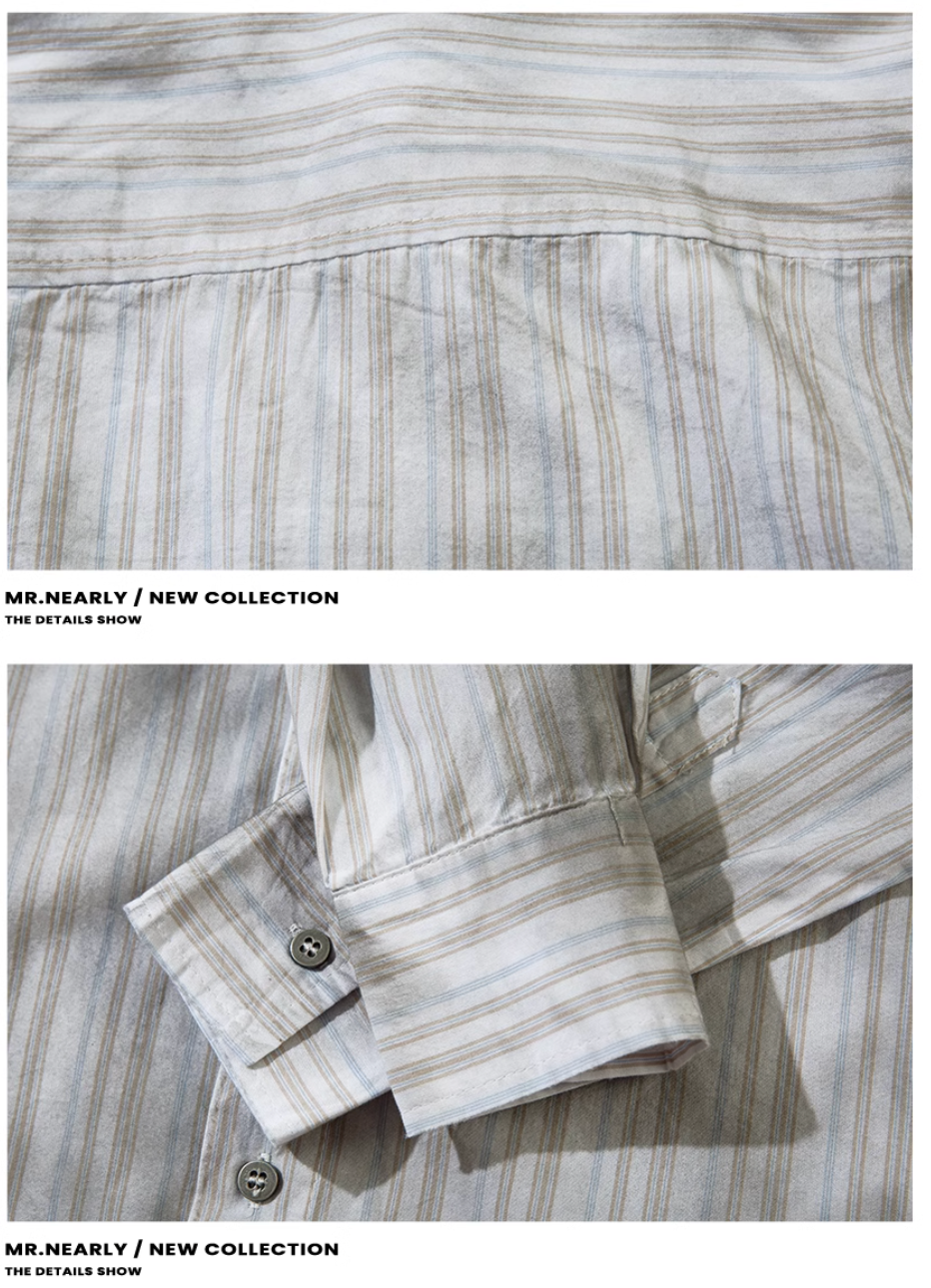 QS997A stripe shirts