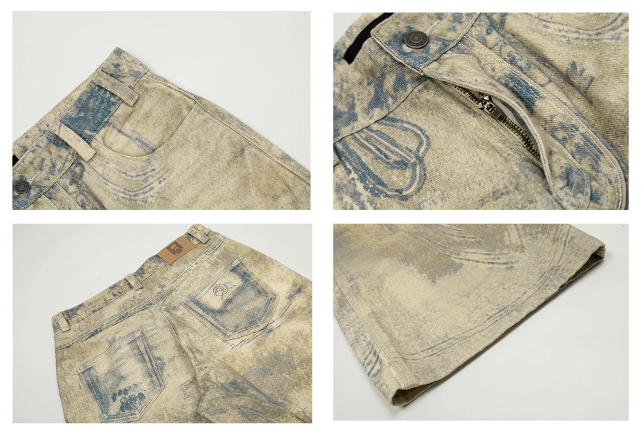 QS155B graffiti pants