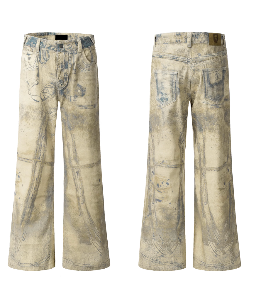 QS155B graffiti pants