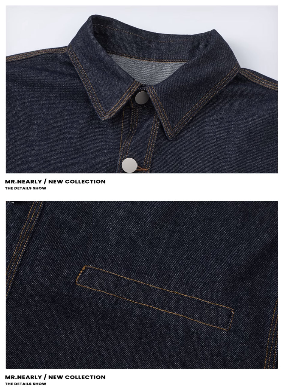 QS446B denim shirts