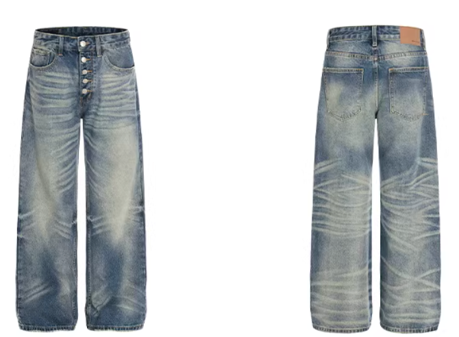 QS726B wash denim
