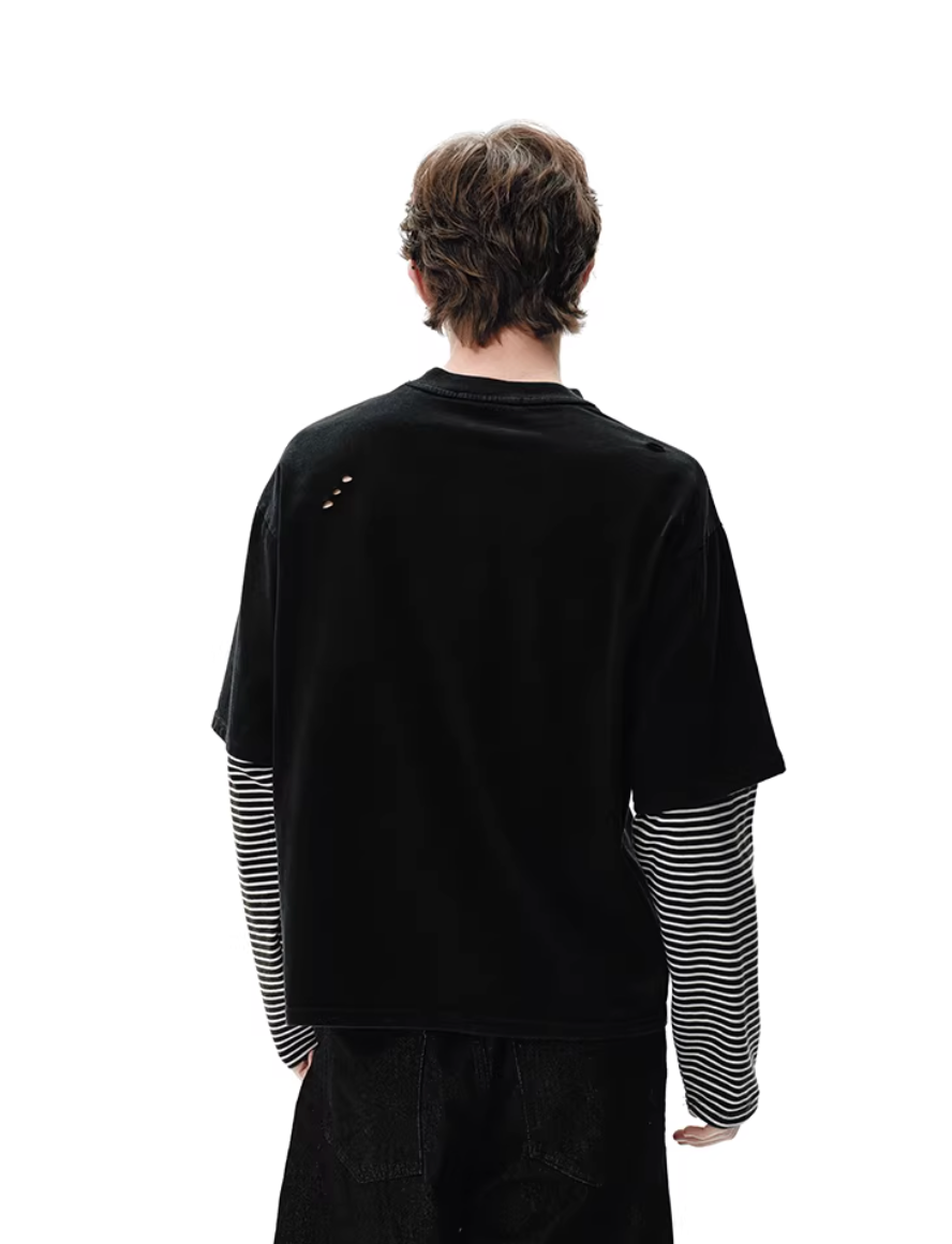 QS757B layered L/S tee