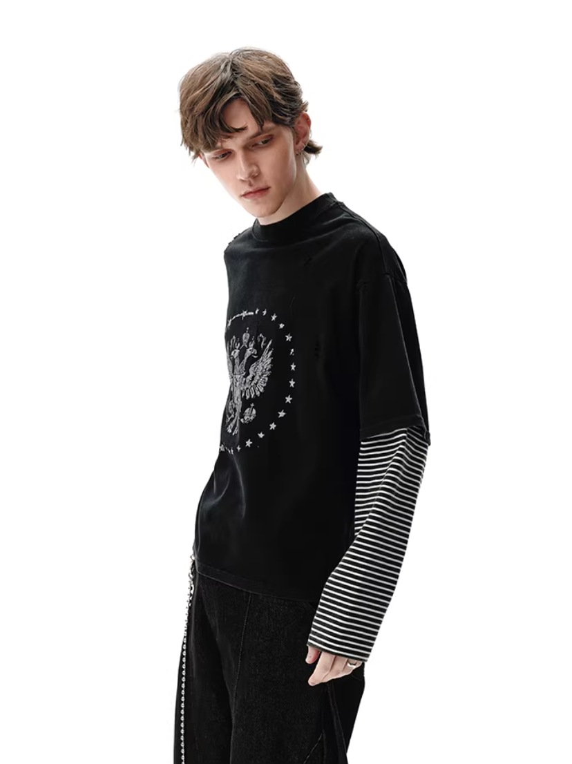 QS757B layered L/S tee