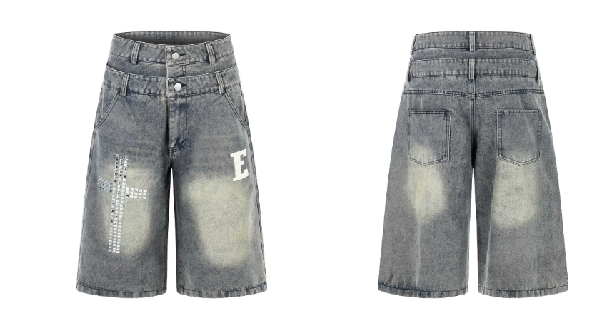 QS880B denim shorts