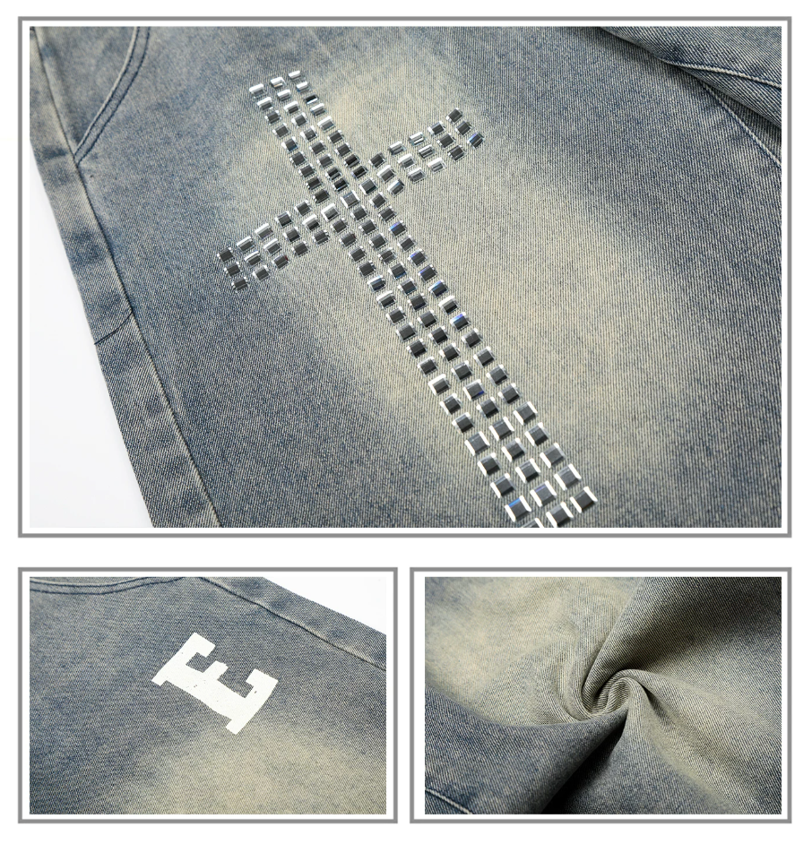 QS880B denim shorts