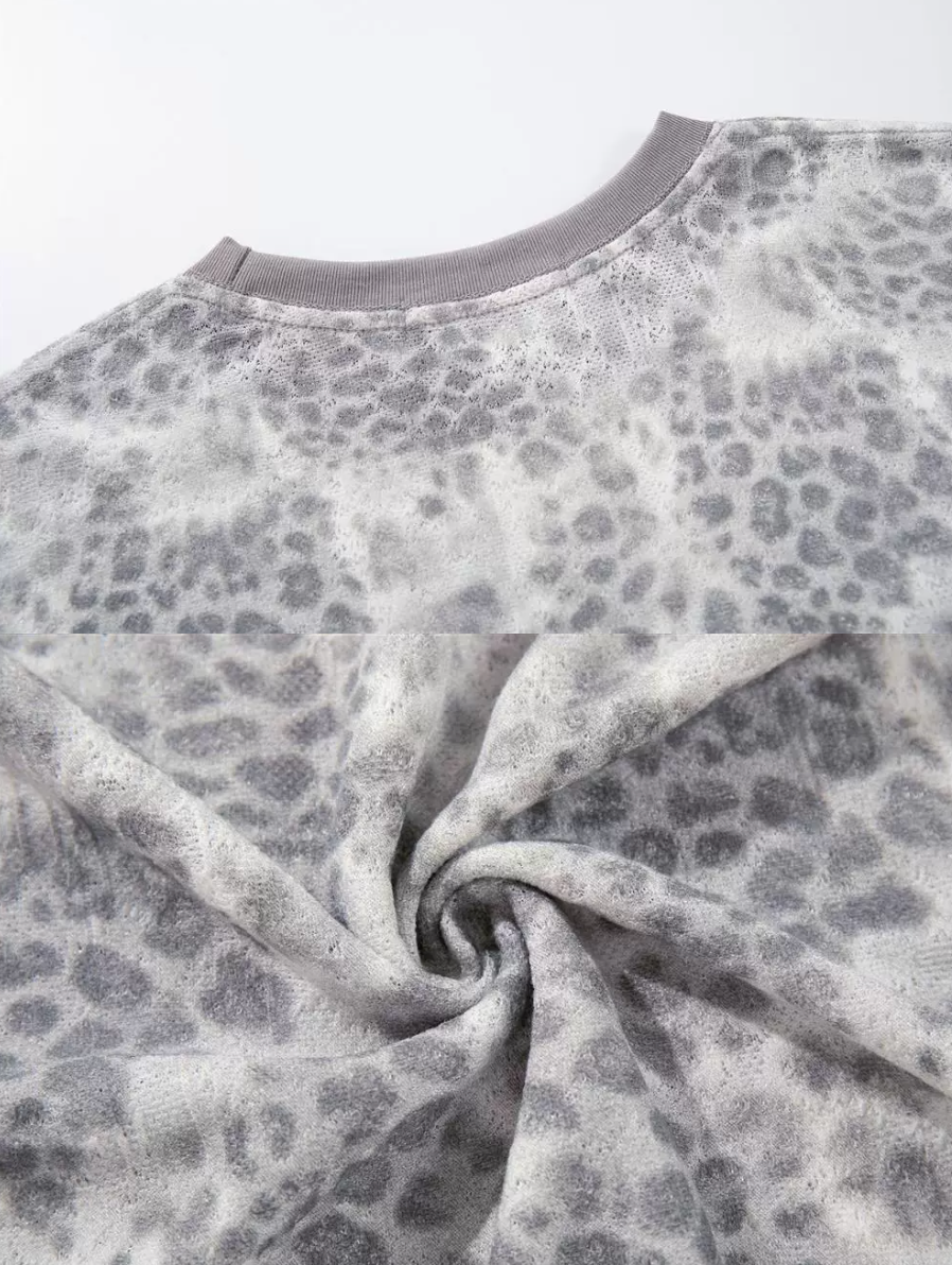 QS893B leopard L/S tee