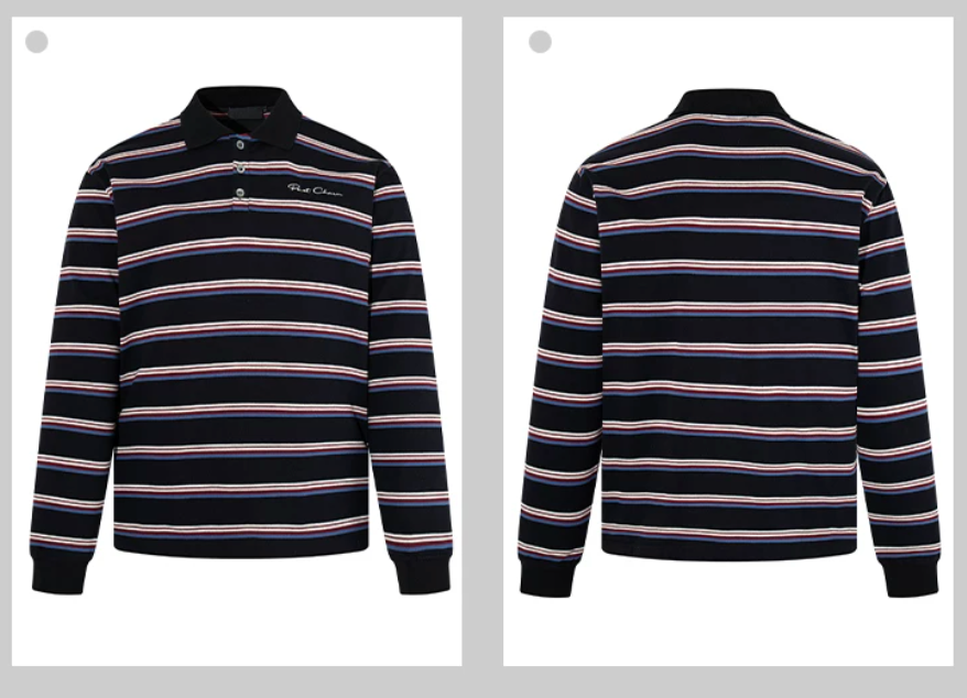 QS885B L/S polo