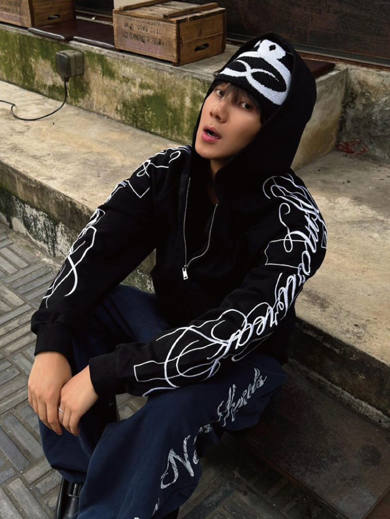 QS924B zip hoodie