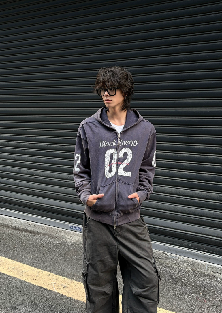QS931B zip hoodie