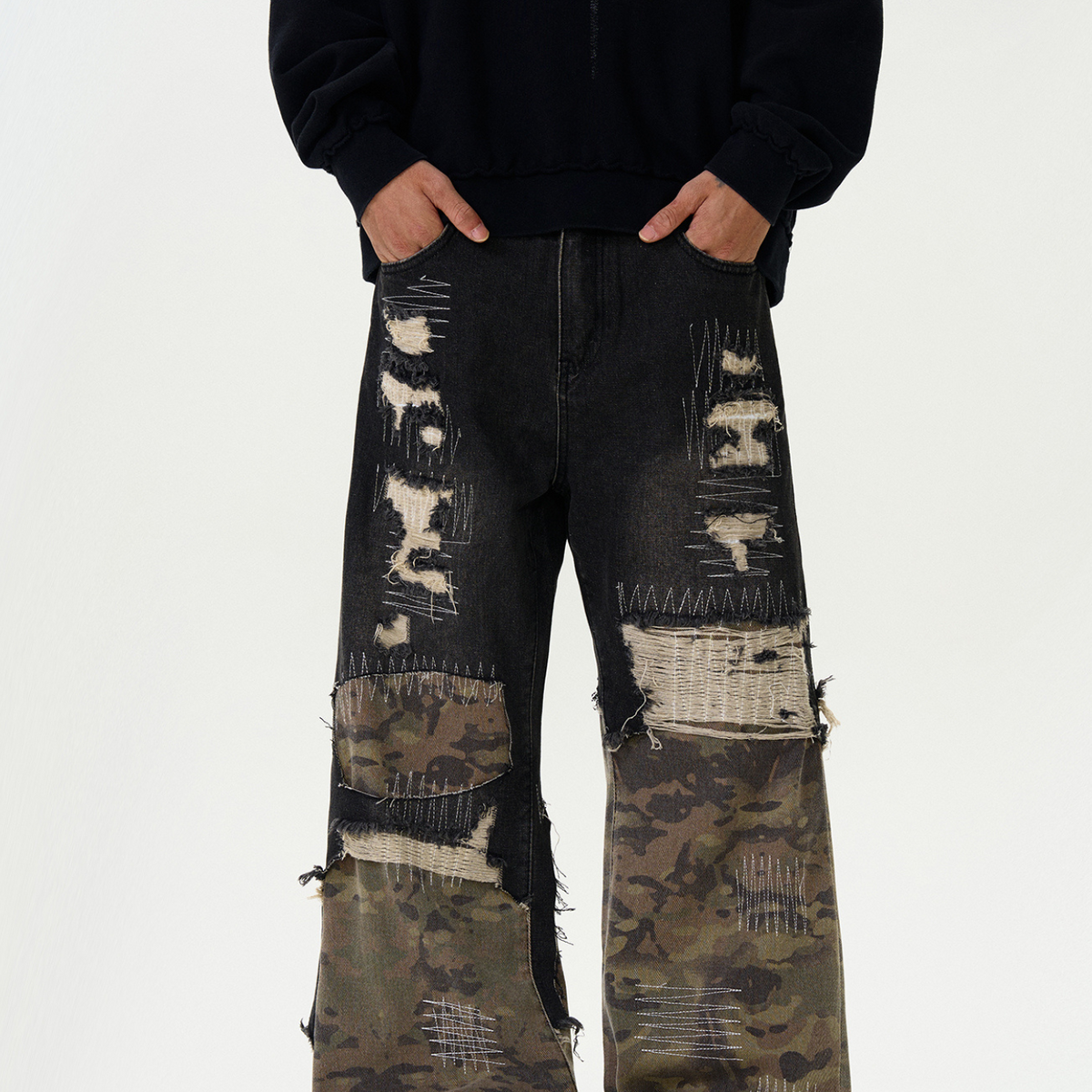 パンツ (QS86) CAMOUFLAGE PANTS QS059B camouflage pants