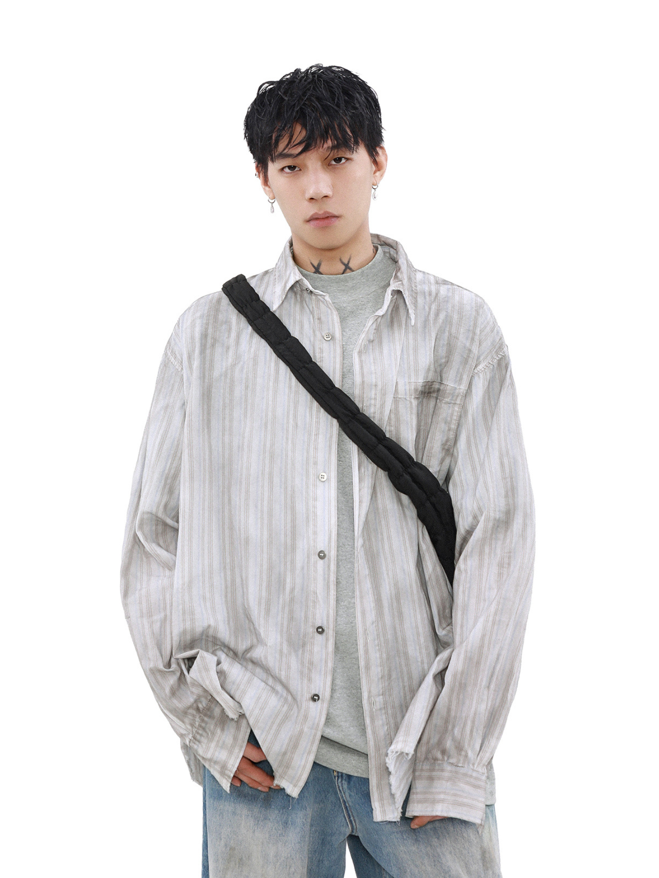 QS997A stripe shirts