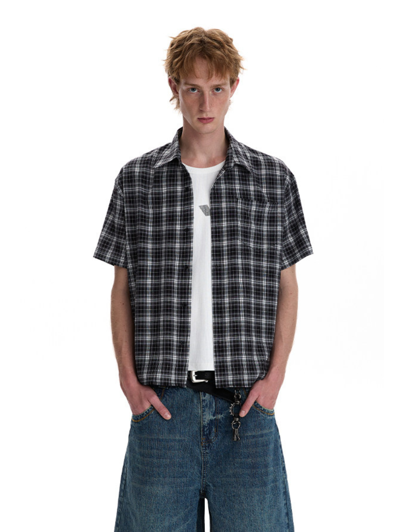 QS798B check shirts