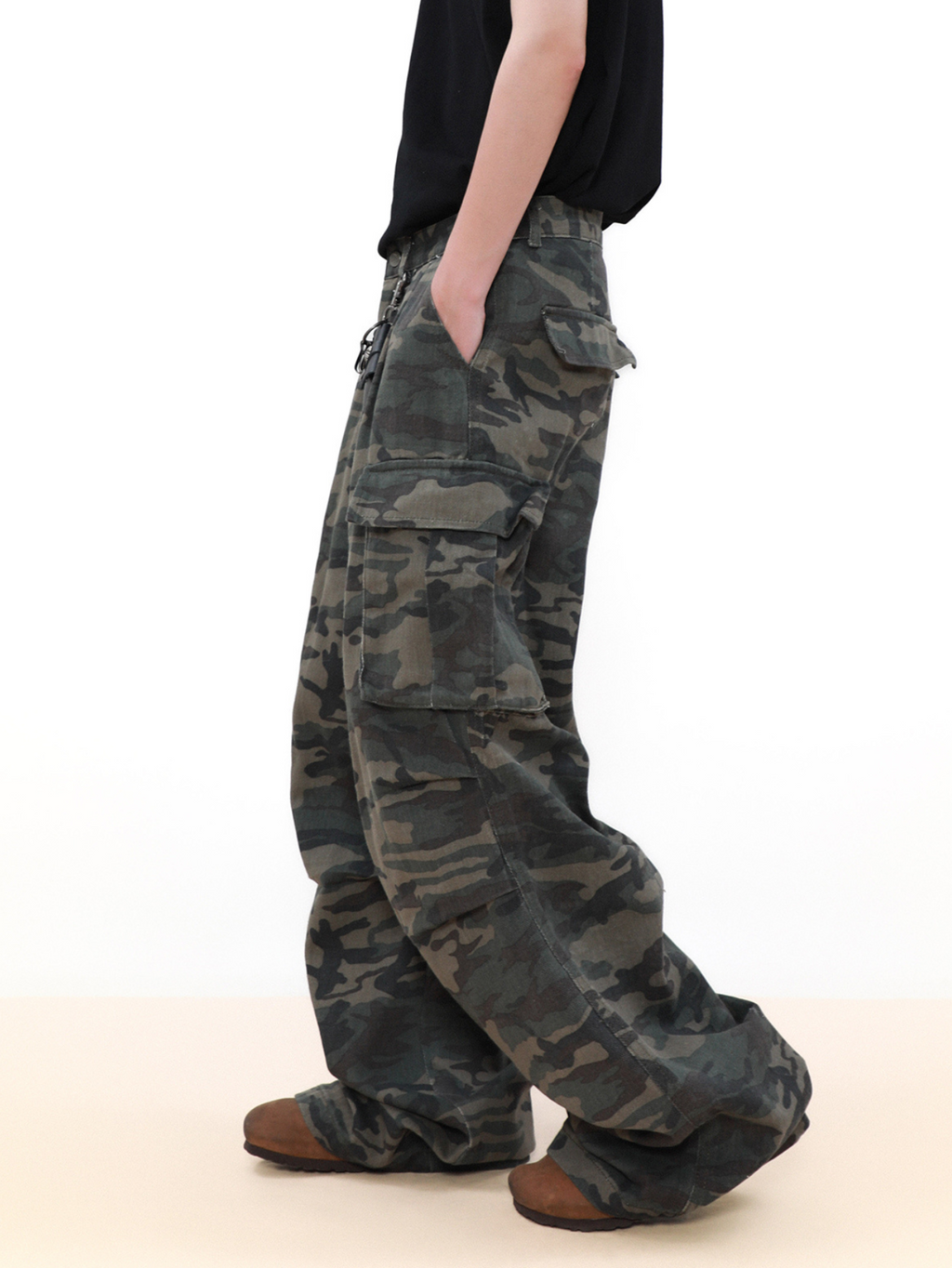 【最新入荷】 QS875A camouflage pants パンツ