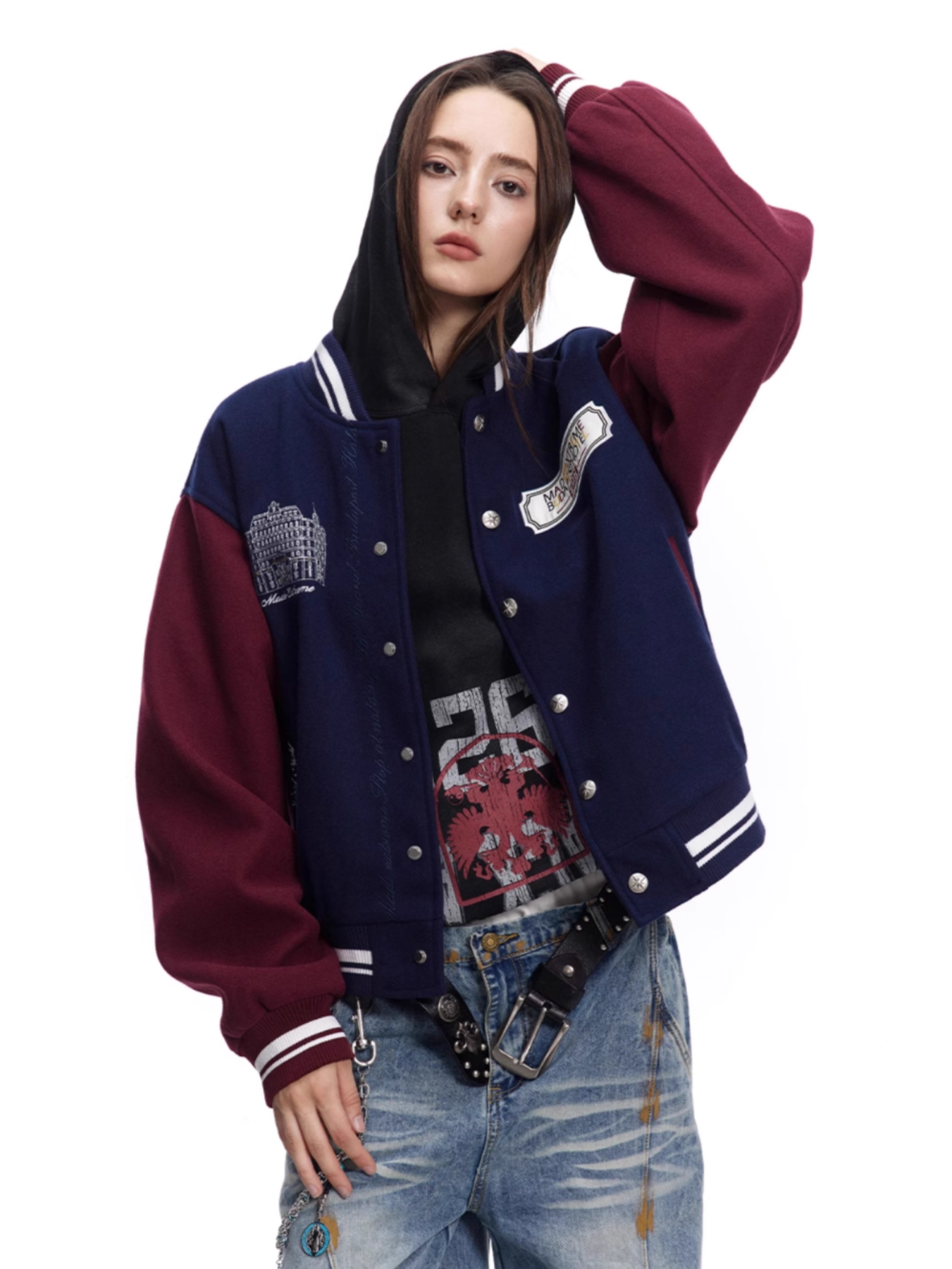 QS966A varsity jacket