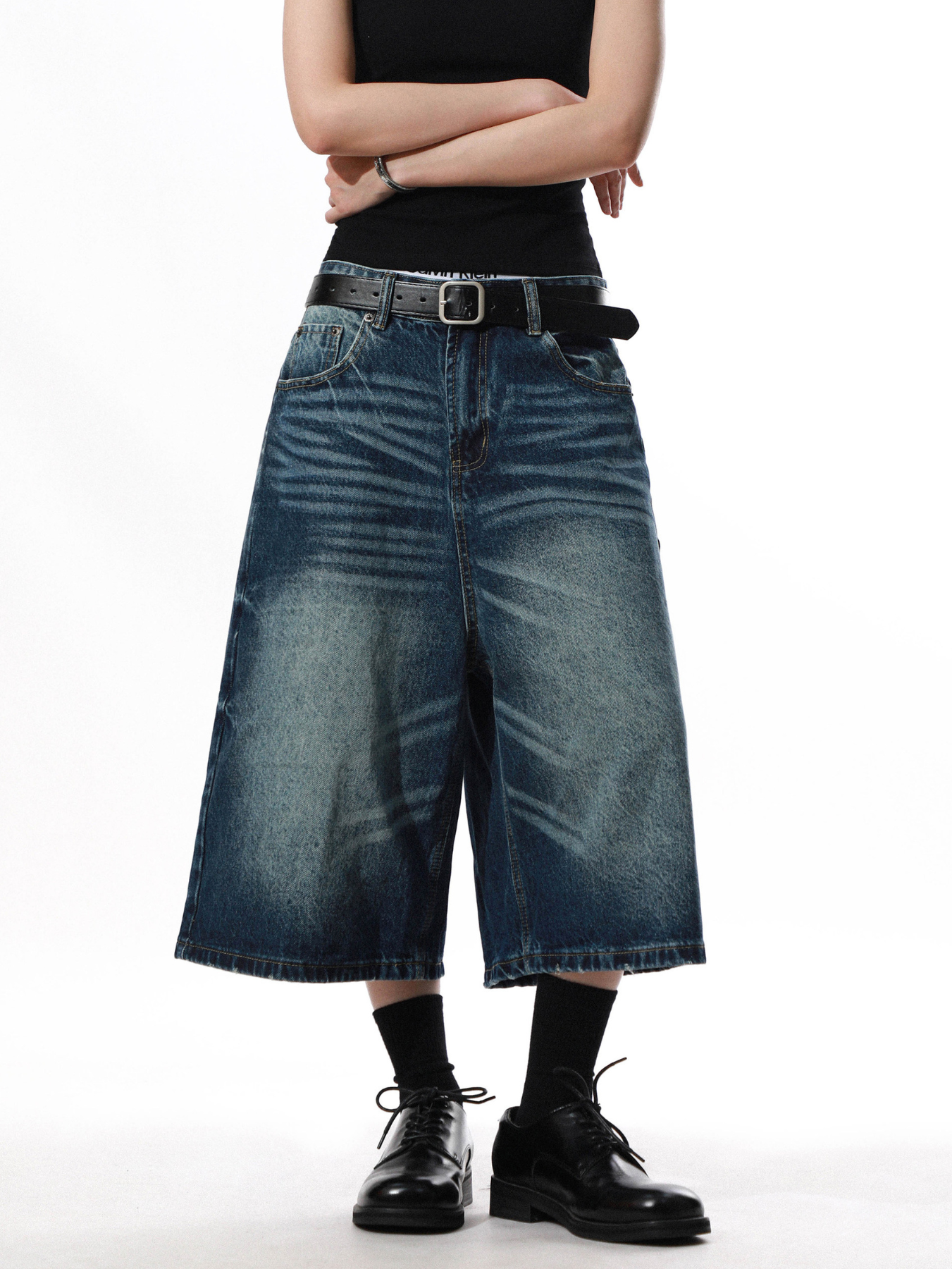 QS816B denim shorts