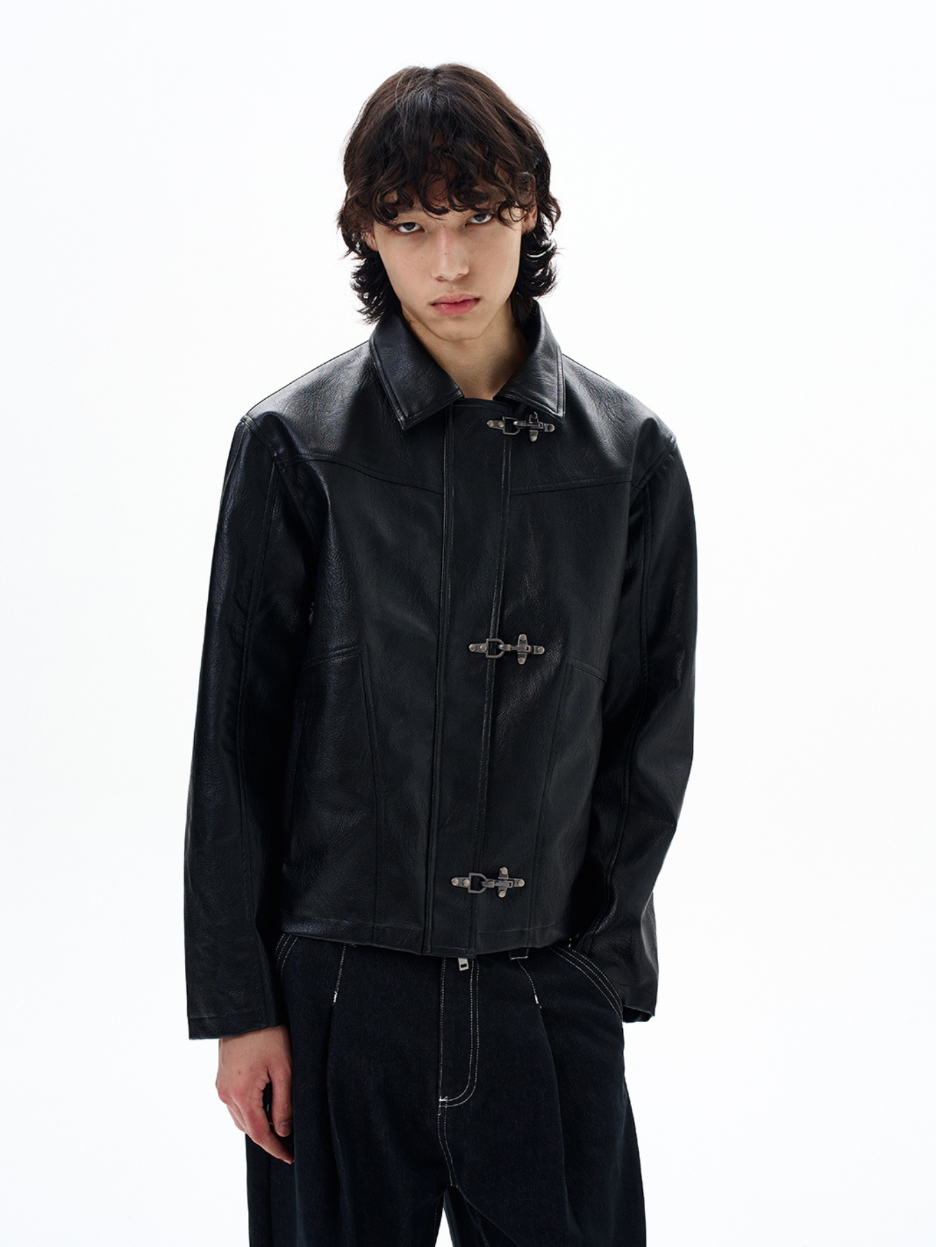 QS650B leather jacket
