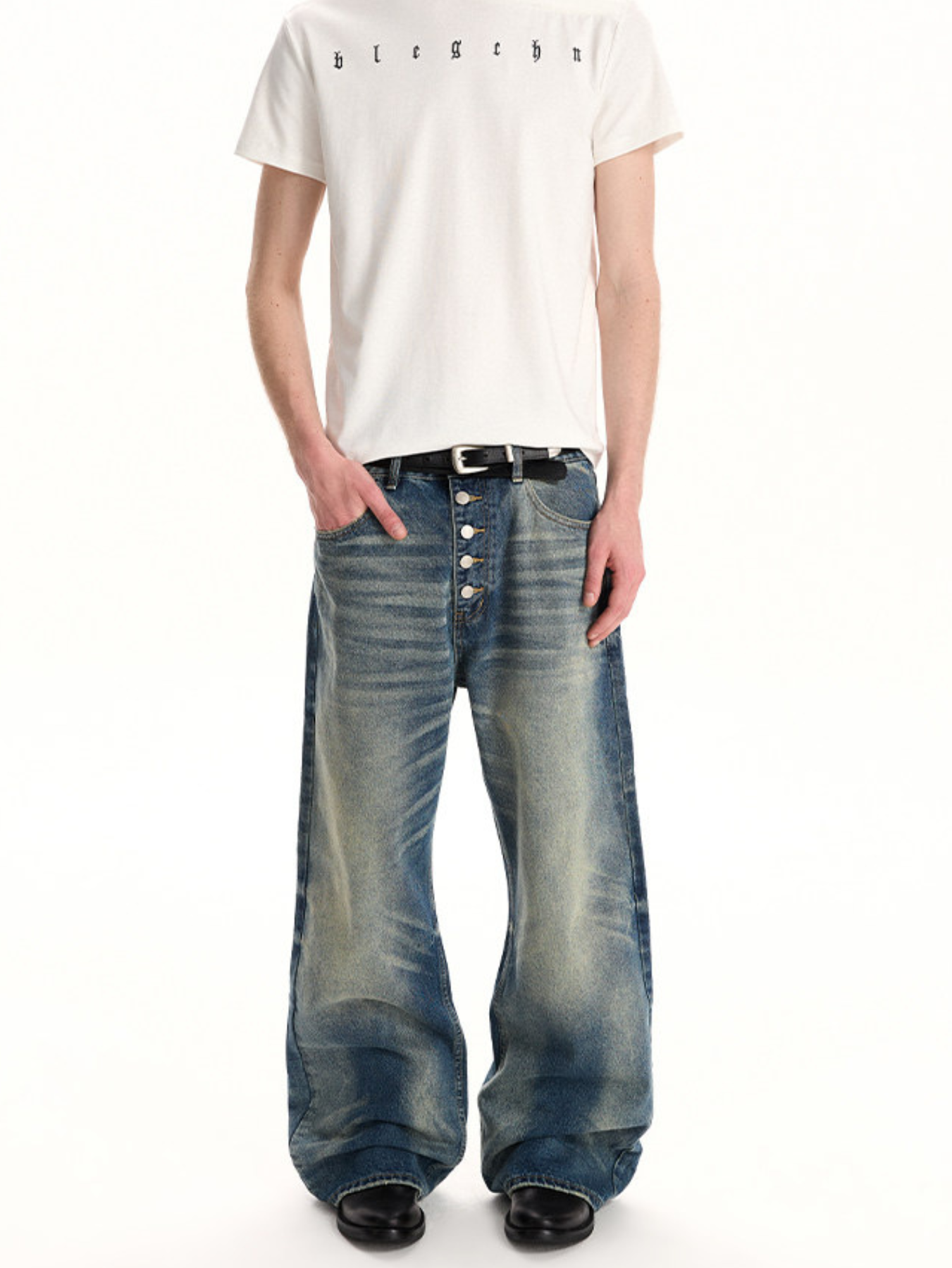 QS726B wash denim