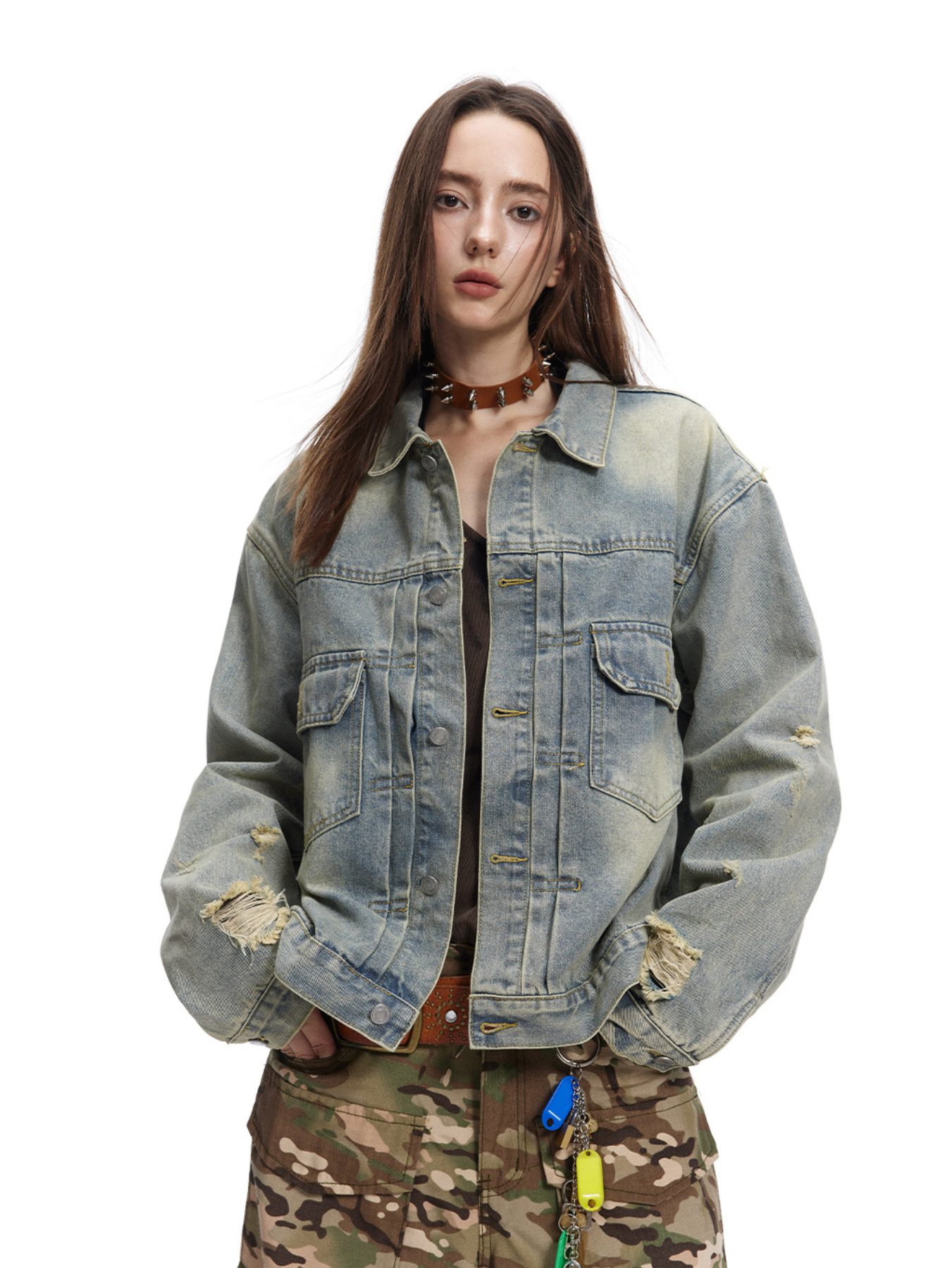 QS899A denim jacket