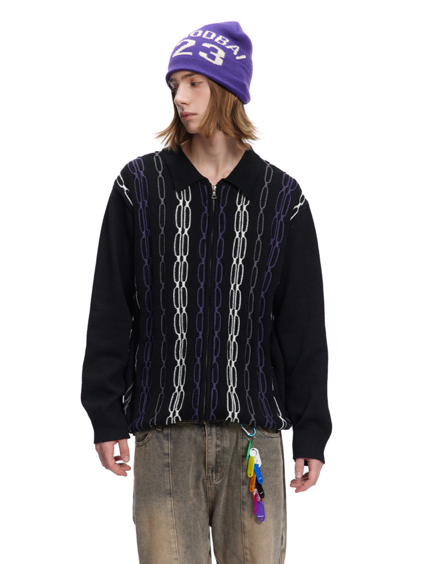 QS049B knit jacket