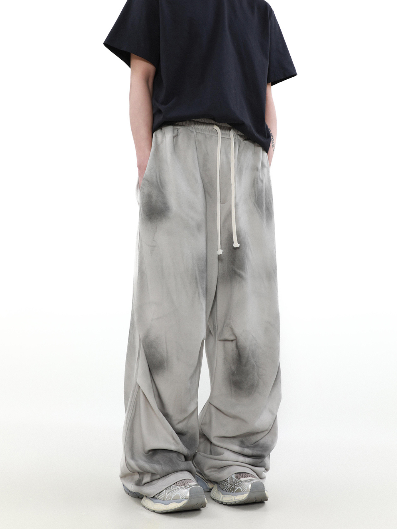 QS529A dirty sweat pants