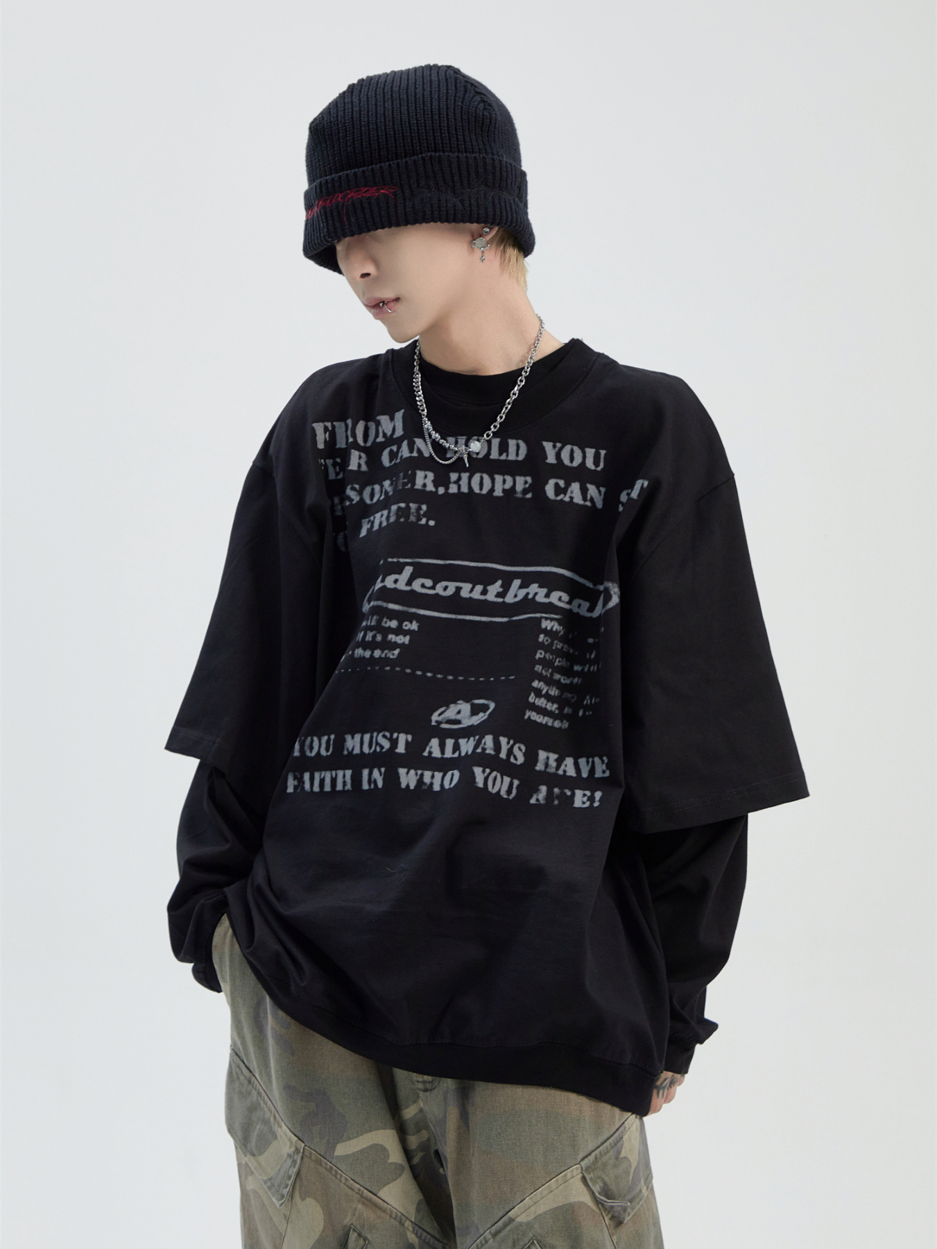 QS890A layered L/S tops