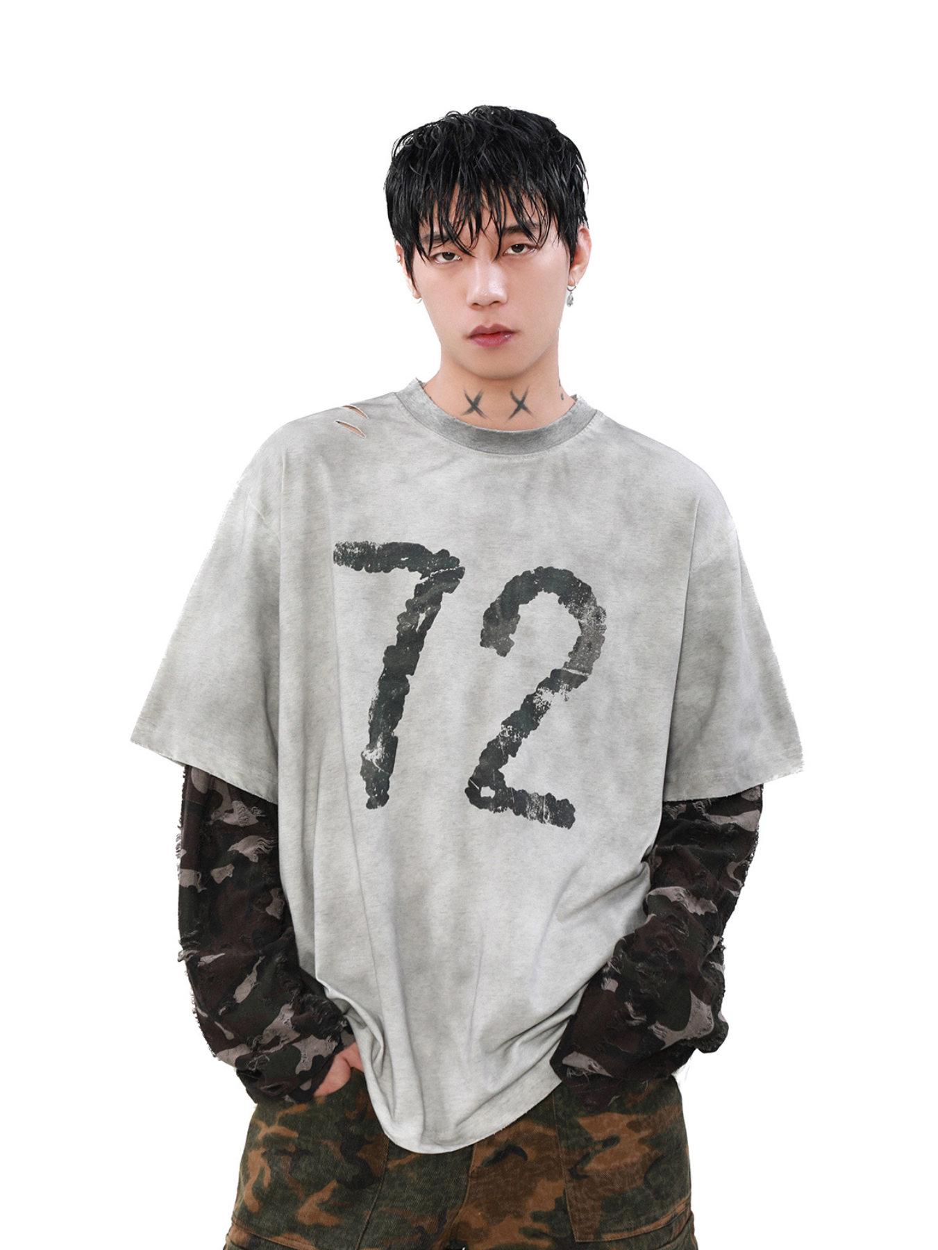 QS854A layered L/S tee