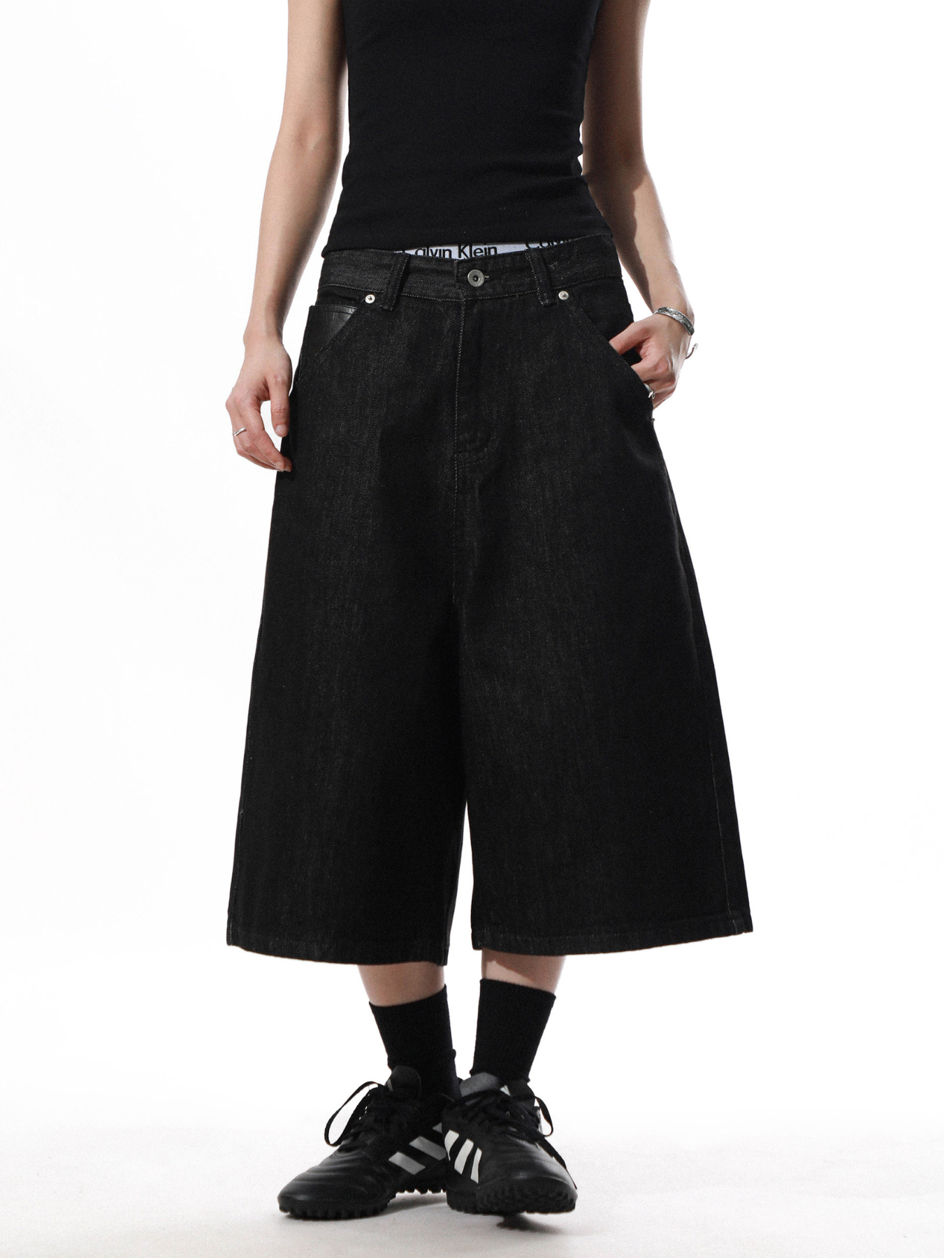 QS815B denim shorts