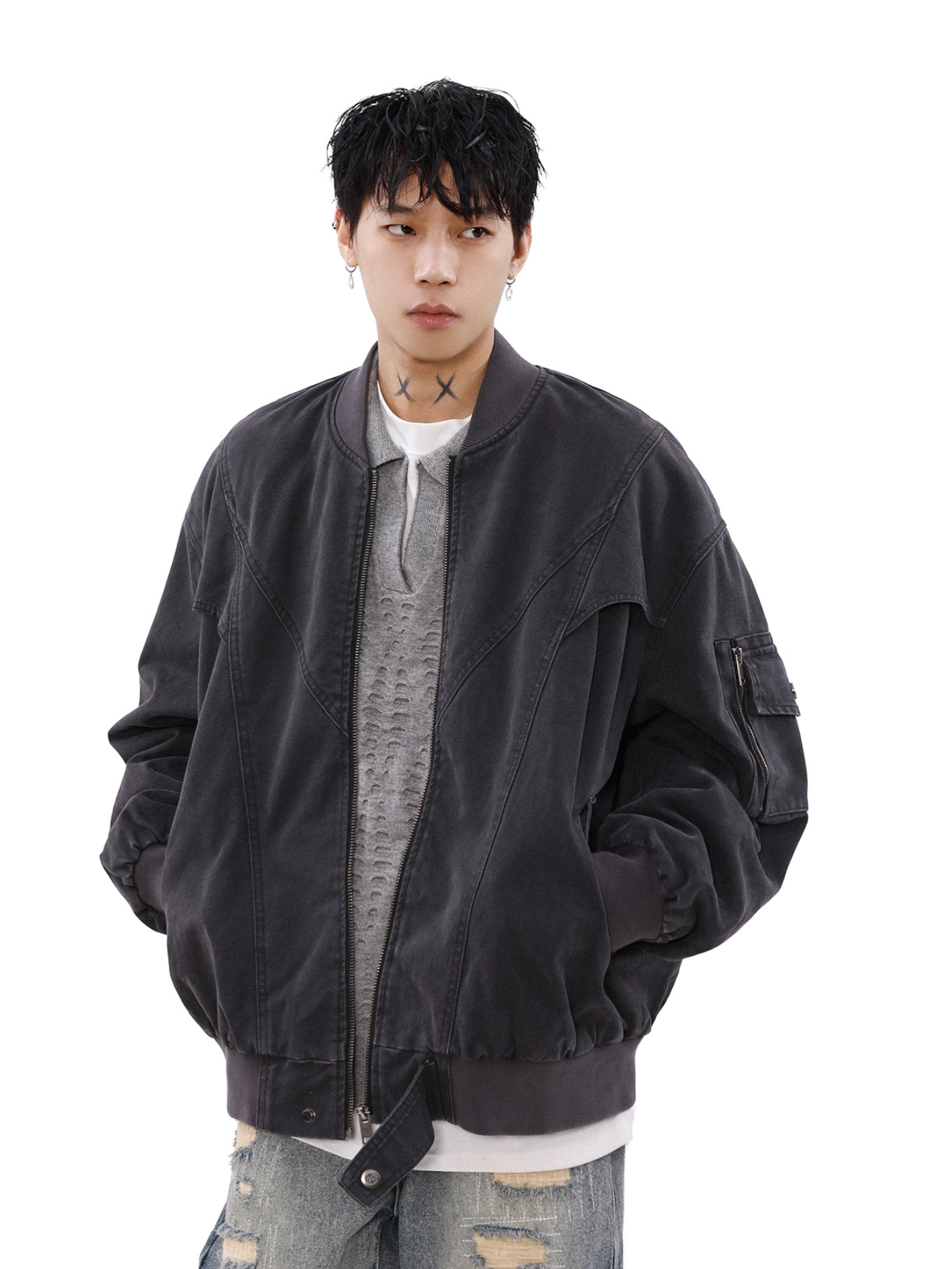 QS021B back print jacket