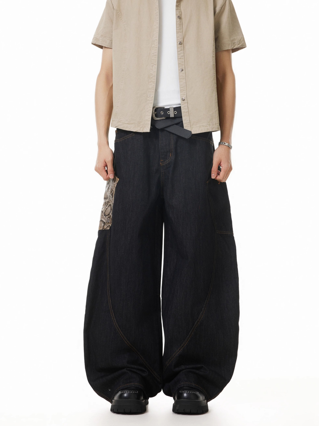 QS456B wide denim