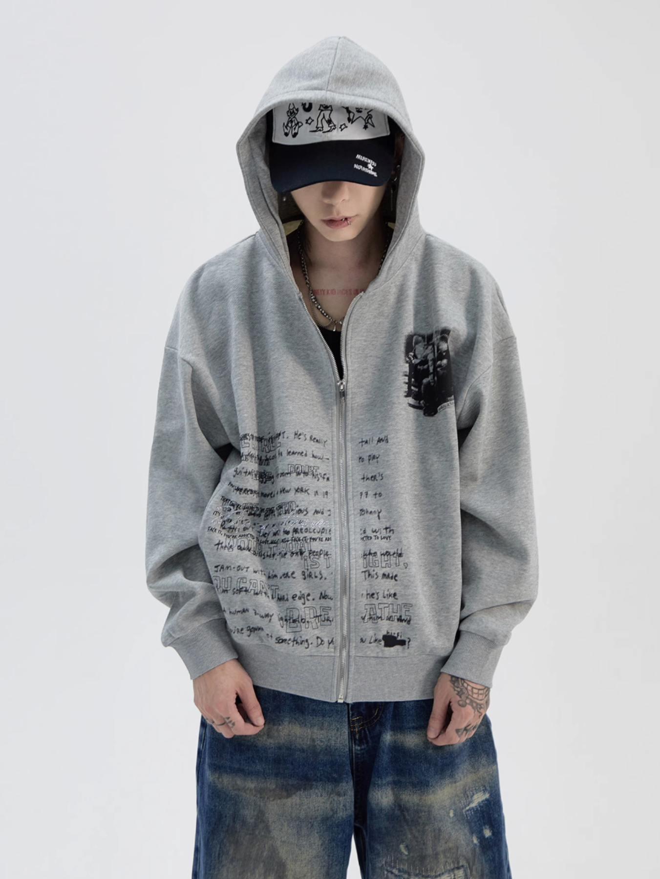 QS940A zip hoodie