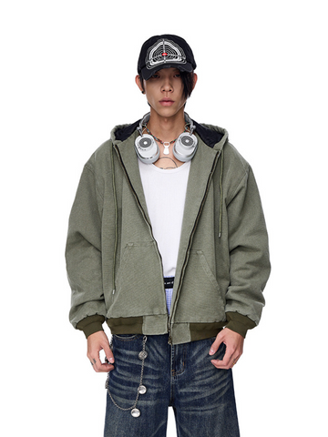 QS259B zip hoodie