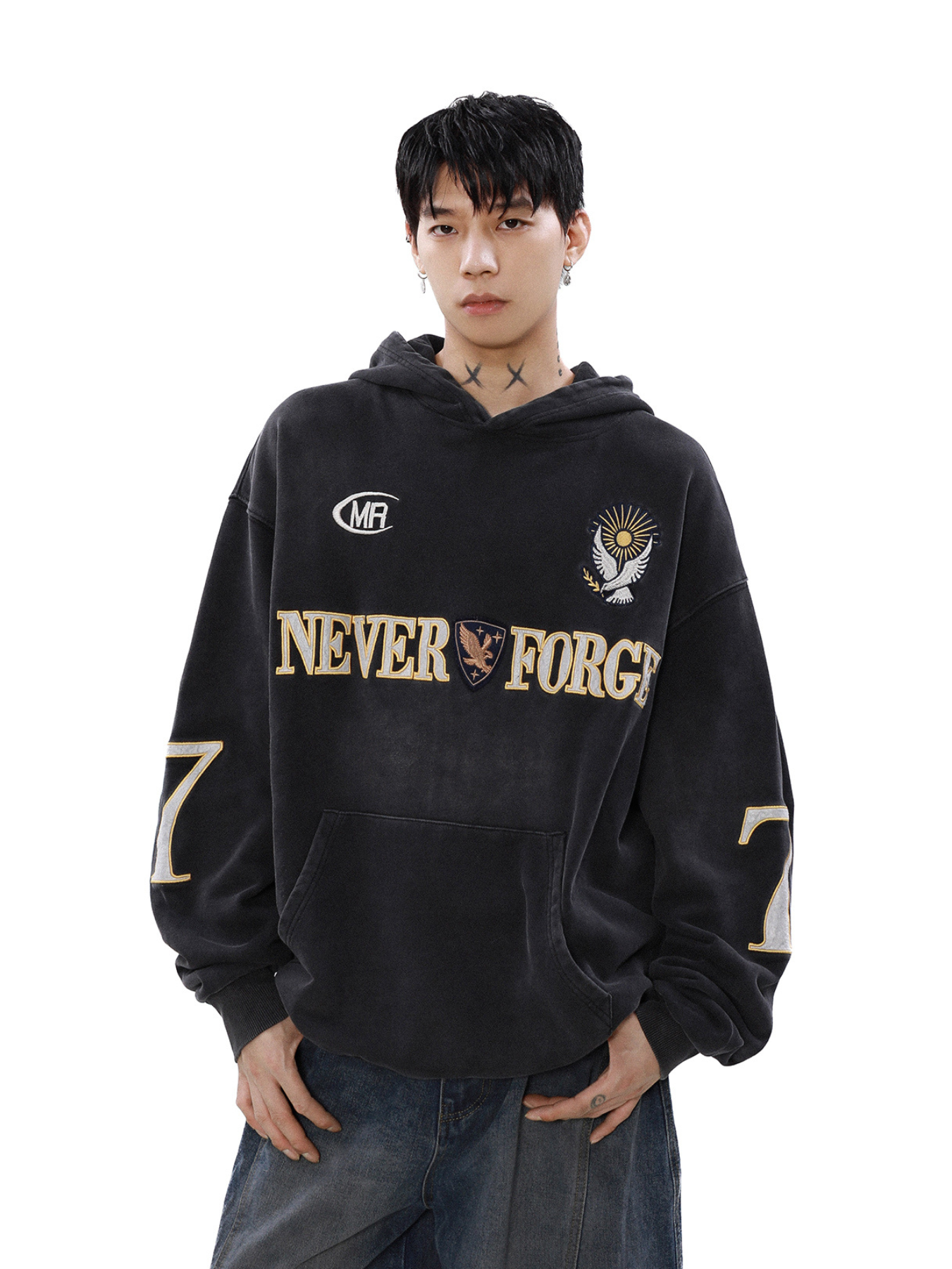 QS968A embroidery hoodie