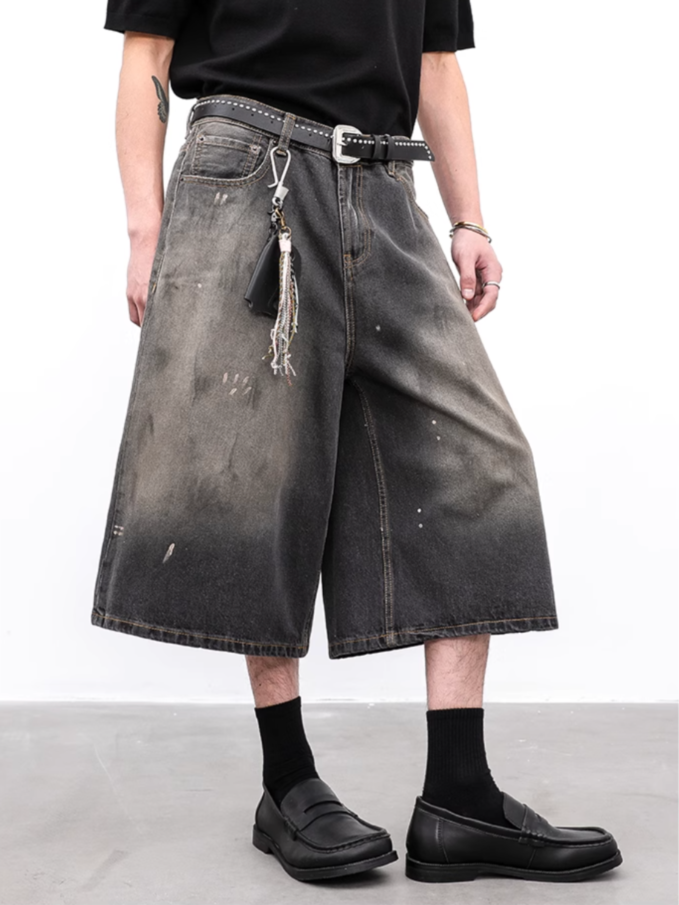 QS452B denim shorts